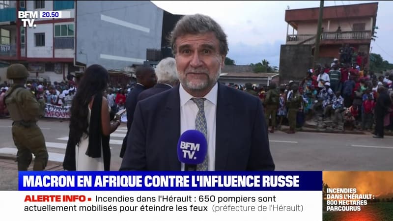 Cameroun: Emmanuel Macron est arrivé au Village Noah