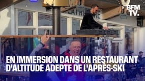 TANGUY DE BFM - Cabaret, DJ et alcool… En immersion dans un restaurant d'altitude adepte de l'after-ski 