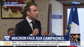 Emmanuel Macron: "Si des élus de la République ont des idées plus intelligentes, qu'ils les proposent et les mettent en oeuvre"