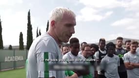 Sporting : L'émotion de Mathieu qui annonce sa retraite à ses coéquipiers