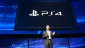 Andrew House,  le PDG de Sony Computer Entertainment, lors de la présentation de la PS4, le 20 février dernier.
