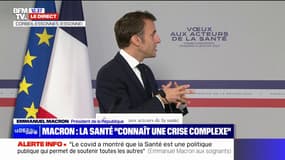 Emmanuel Macron estime que "les 35 heures ont profondément perturbé l'hôpital"