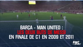 Barça - Man United : Les deux buts de Messi en finale de Ligue des champions en 2009 et 2011