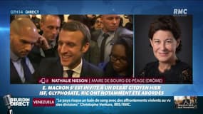 Macron invité surprise d'un débat-citoyen: "J'ai été prévenue de son arrivée 10 min"