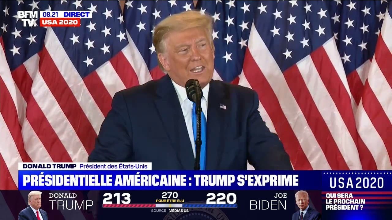 Donald Trump: "On A Gagné Dans Des États Où Personne Ne S'attendait à ...