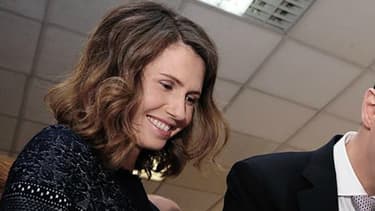 Asma al Assad et Bachar al Assad en 2013 au cours d'un scrutin parlementaire.