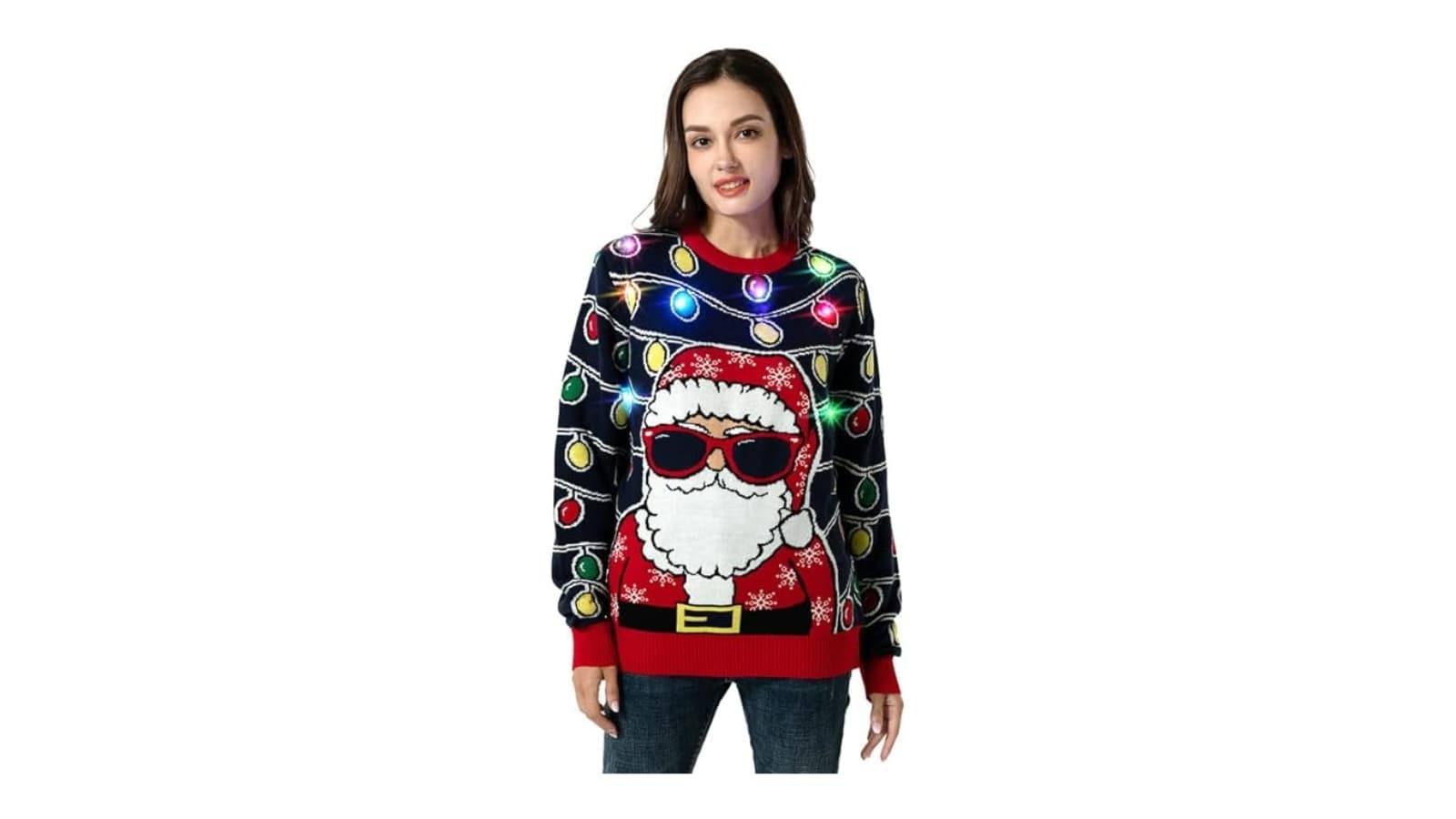 🔎 Découvrez l’offre sur le pull de Noël avec le Père Noël cool