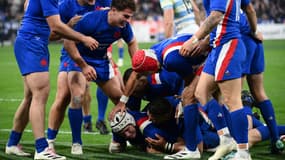 L'essai de Thibaud Flament lors de France-Argentine