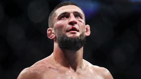 Khamzat Chimaev à l'UFC en avril 2022