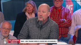 "Les trains affichent complets, mais au final ceux qui roulent sont vides !" Didier Giraud 