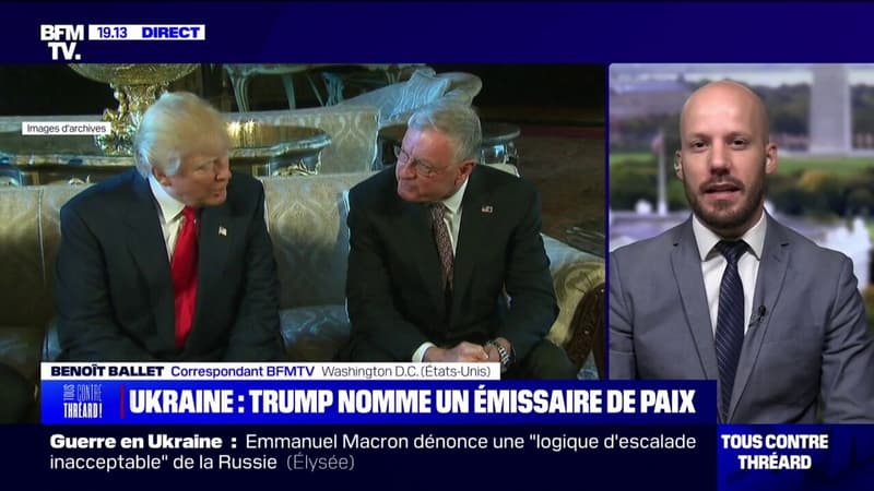 Donald Trump nomme un émissaire pour mettre fin à la guerre entre l'Ukraine et la Russie