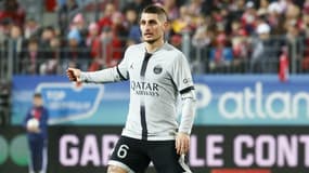 Marco Verratti avec le PSG en mars 2023
