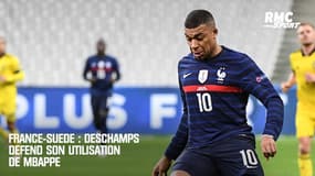 France-Suède : Deschamps défend son utilisation de Mbappé
