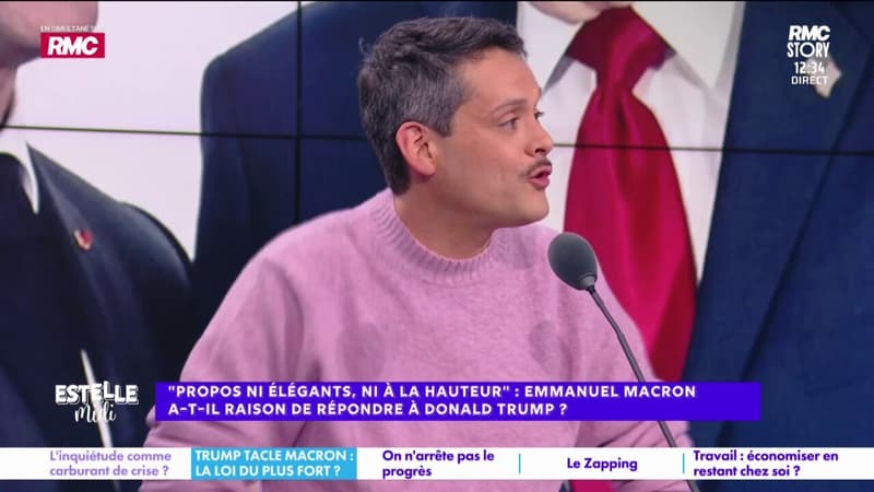 Emmanuel Macron répond à Donald Trump : "La réponse de Macron aurait dû être plus cash", estime Baptiste des Monstiers