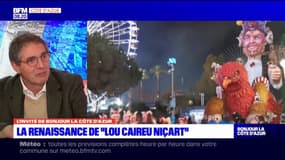 Le groupe folklorique "Lou Carei Niçart" participe au carnaval de Nice