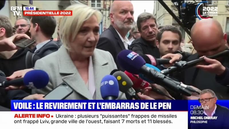 Marine Le Pen, sur le port du voile: 