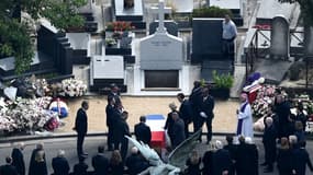 Inhumation de Jacques Chirac au cimetière du Montparnasse, le 30 septembre 2019