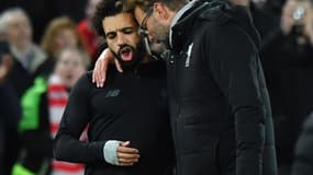 Mohamed Salah et Jürgen Klopp