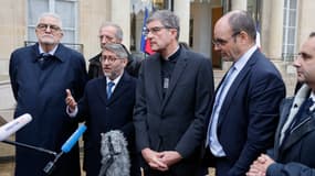 Les représentants des cultes à l'Elysée 