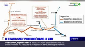 Var: le trafic SNCF perturbé à cause de travaux 