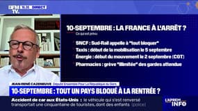 Blocage du 10 septembre: "Je peux comprendre les angoisses que peuvent avoir les Français aujourd'hui", reconnaît Jean-René Cazeneuve (Ensemble)