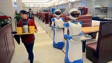 Entre 2014 et 2015, en Chine de nombreux restaurants ont "embauché" des robots.