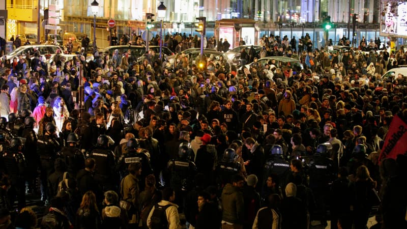 Manifestation en soutien aux migrants de Stalingrad, à Paris, le 2 novembre 2016. 