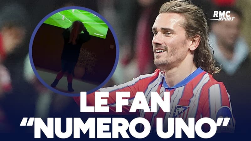 Le fils de Griezmann... fan numéro 1 de son papa pendant le derby madrilène