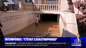 Intempéries: à Villeneuve-les-Béziers, les habitants constatent les dégâts