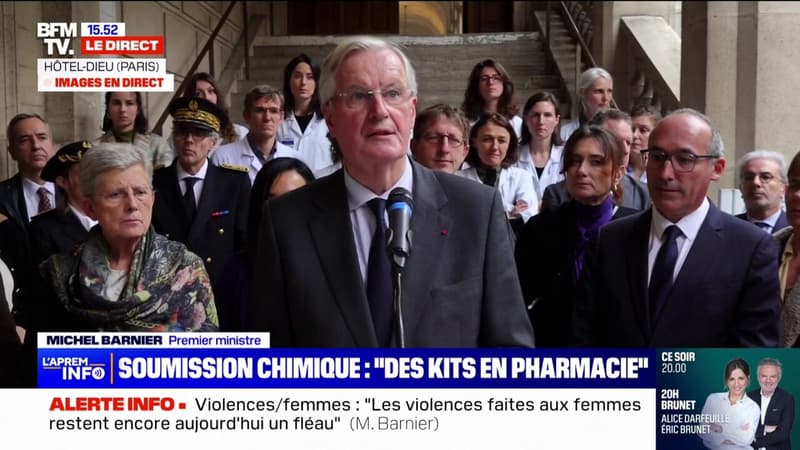 Violences faites aux femmes: Michel Barnier assure qu'il y aura un avant et un après Mazan