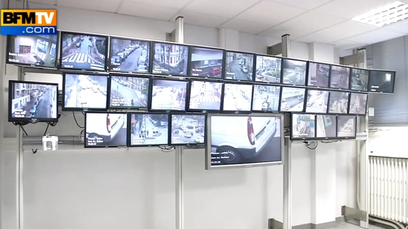 Le centre de vidéo-verbalisation à Saint-Mandé (Val-de-Marne), depuis lequel les policiers peuvent verbaliser les automobilistes.