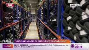 Neige: les ventes de pneus d'hiver ont bondi de 50% 