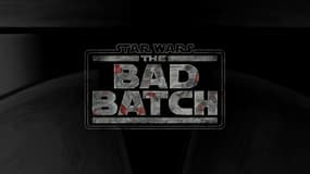 Logo de la série animée "The Bad Batch", située dans l'univers "Star Wars"