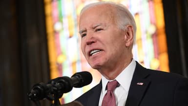 Le président des États-Unis Joe Biden à Charleston, le 8 janvier 2024