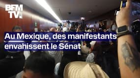 Au Mexique, des manifestants envahissent le Sénat pour protester contre une réforme de la justice