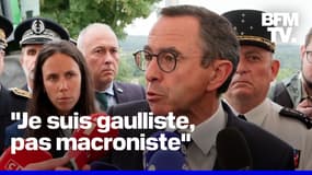  Tensions au gouvernement: "Je suis gaulliste, pas macroniste", a lancé Bruno Retailleau 