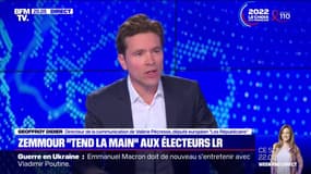 Geoffroy Didier: "Valérie Pécresse est la seule qui peut présider la France de manière à la fois sereine, apaisée mais offensive et efficace"