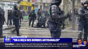 Violences du 1er-mai: "On a le sentiment d'être utilisés comme de la chair à canon" explique Gilles, délégué Alliance CRS