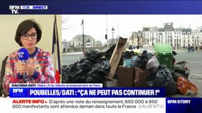 "Ça ne peut pas continuer comme ça": le coup de gueule de Rachida Dati sur les déchets à Paris