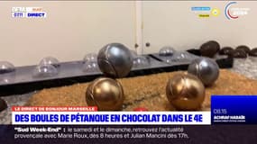 Marseille: des boules de pétanque en chocolat confectionnées dans le 4e arrondissement