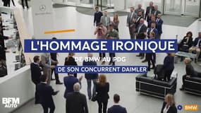 L'hommage ironique de BMW au PDG de son concurrent Daimler 