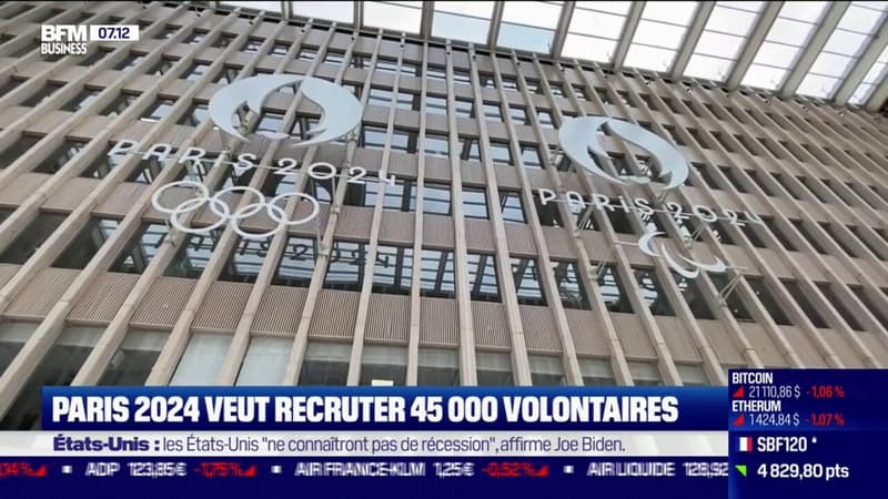 Paris 2024 veut recruter 45.000 volontaires