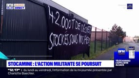 Stocamine: les militants d'Extinction Rebellion poursuivent leur action