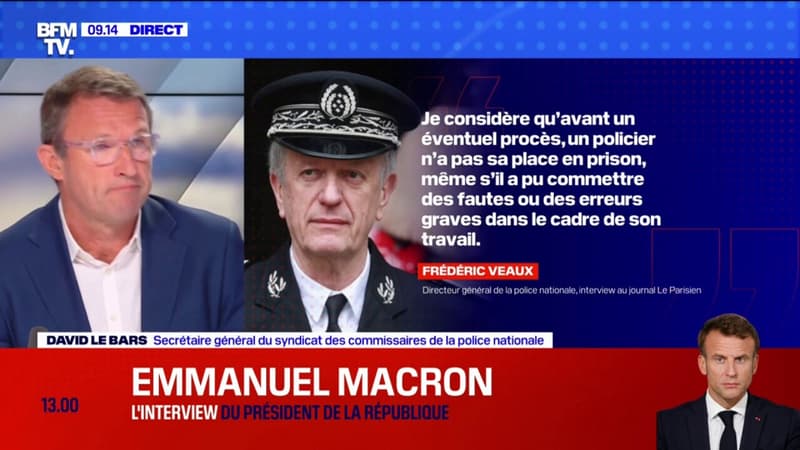 Policier en détention provisoire à Marseille: On devrait avoir un soutien global de la classe politique pour David Le Bars (syndicat des commissaires de police)