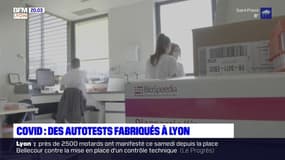 Covid-19: des autotests fabriqués à Lyon