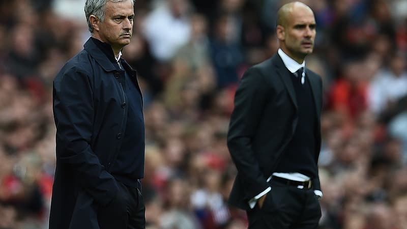 José Mourinho et Pep Guardiola