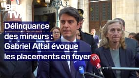 Délinquance des mineurs: Gabriel Attal veut "un placement en foyer de 15 jours" dès le premier fait 