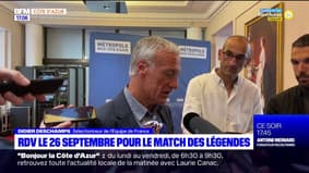 Nice: un match des légendes, avec notamment Didier Deschamps, aura lieu le 26 septembre à l'Allianz Riviera 