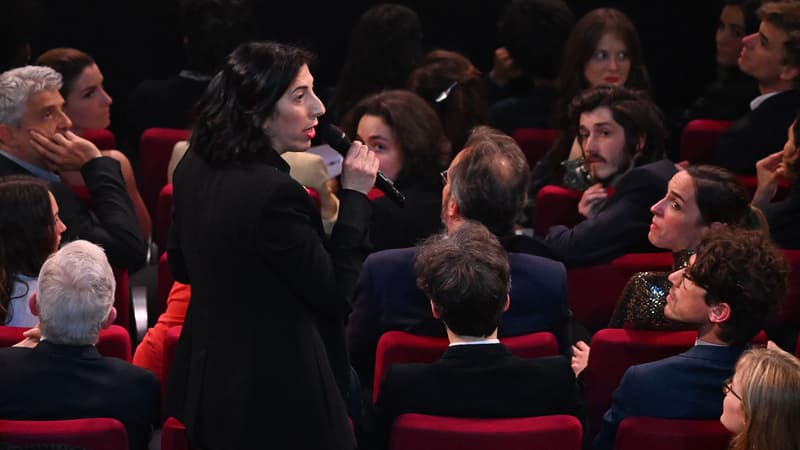 La ministre Rima Abdul Malak lors de la Nuit des Molières, le 24 avril 2023.