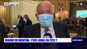 Municipales à Menton: "les premières estimations me donnent assez nettement en tête", annonce Yves Juhel